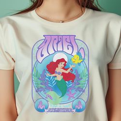 Disney Little Mermaid Ariel Seventies PNG, The Little Mermaid PNG, Under The Sea Digital Png Files