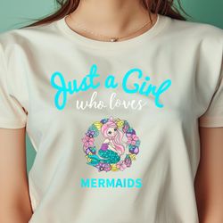Mermaid Shirt For Girls Kids Mermaid PNG, The Little Mermaid PNG, under the sea Digital Png Files