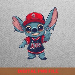 Stitch Vs Los Angeles Angels Cosmic Catch Complications PNG, Stitch PNG, Los Angeles Angel Digital Png Files