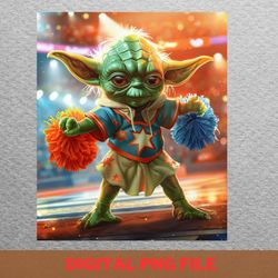 Yoda Vs Miami Marlins Mind Tricks Mastery PNG, Yoda PNG, Miami Marlins Digital Png Files