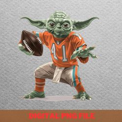 Yoda Vs Miami Marlins Yoda Yielding Yards PNG, Yoda PNG, Miami Marlins Digital Png Files