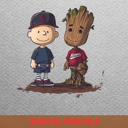 Groot Vs Minnesota Twins Sprout Standoff PNG, Groot PNG, Minnesota Twins Digital Png Files