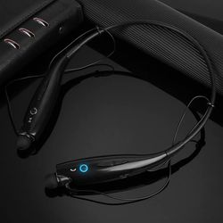 neckband wireless headset stereo earbuds earphone with mic, bluetooth neckband, durable, lightweight wireless headphones