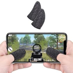 10 pcs screen pubg gaming finger sleeve, game controller mobile sweatproof gloves, enhance your mobile gaming experience
