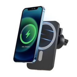 magnetic car wireless charger stand mount holder for iphone 15/14/13/12 pro max