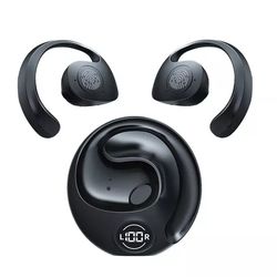 ear hook mini bluetooth 5.3 headset, tws earphones, stereo bass earbuds