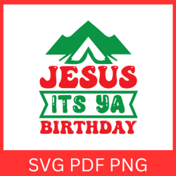 Jesus Its Ya Birthday Svg, Jesus Christmas Svg, Jesus Svg, Christmas Jesus Svg, Jesus Birthday Svg, Religious Christmas