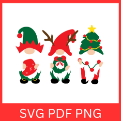 Gnome SVG, Cute Gnomes SVG, Cute Funny Gnome Svg, Christmas Gnome Svg, Gnomies Svg, Gnomies Clipart, Christams Design