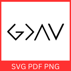 GOD IS GREATER Svg, Love Svg, The Highs And Lows Svg, Religious Svg, God Is Good Svg, Christian Quote Svg, Faith Svg