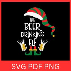 The Beer Drinking ELF Svg, Beer Quotes SVG Design, Beer Glass SVG, Beer Glass Mugs Svg, Drinking Svg, Beer Christmas Svg