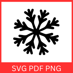 Christmas Svg, Snow Flake Svg, Snowman Cricut, Snowflake Clipart, Winter Snowflake, Snowflake Silhouette
