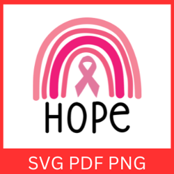 Hope SVG, Breast Cancer Svg, Cancer Awareness Svg, Hope Word SVG, One Word Svg, Cancer Fight Svg, Cancer Svg Vector