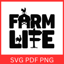 Farm Life SVG,Farming SVG, Farm SVG, Farm Animal Svg, Farmer Svg, Farmhouse Svg, Animal Svg, Chicken Svg