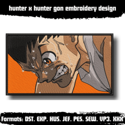 hunter x hunter gon embroidery design  embroidery, anime design, logo design, anime shirt, Digital download