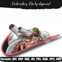 Nike Edward Newgate Embroidery Design File, One Piece Anime Embroidery Design, Machine embroidery file. Anime Design