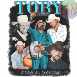 Toby Keith 1961-2024 sublimation png dtf, Toby Keith sublimation, Country music sublimation, Toby Keith digital png