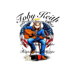 Toby Keith Memorial Sublimation Digital Print, PNG File