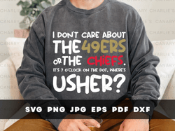 Where's Usher. SVG, PNG Superbowl 2024, Print on Demand, Super Bowl Football Sublimation