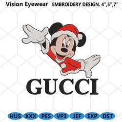 Minnie Claus Gucci Basic Embroidery Design Download