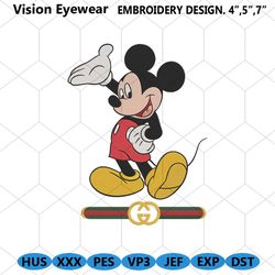 Gucci Mickey Mouse Embroidery Design Gucci Embroidery Download
