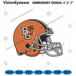 Bowling Green Falcons Helmet Machine Embroidery Design