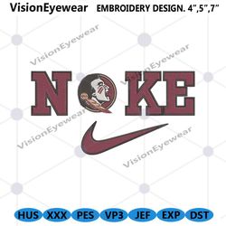 Florida State Seminoles Nike Logo Embroidery Design Download