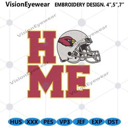 Arizona Cardinals Home Helmet Embroidery Design Download File