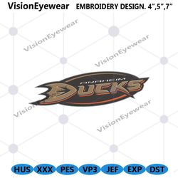Anaheim Ducks File, Anaheim Ducks Logo Embroidery Design Download