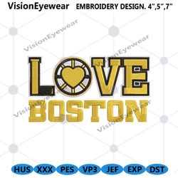 Boston Bruins Logo Embroidery Design, Boston Bruins Symbol Embroidery Files