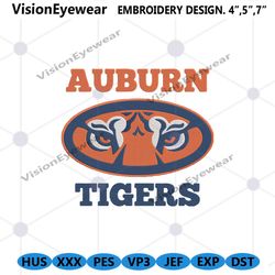 Auburn Tigers Logo Embroidery Design, Auburn Tigers Machine Embroidery