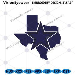 Dallas Cowboys logo NFL Embroidery, Dallas Cowboys Embroidery Download File