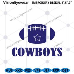 Dallas Cowboys logo NFL Embroidery Design, NFL Embroidery Files