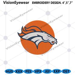 Denver Broncos Embroidery Design, Broncos football Embroidery design