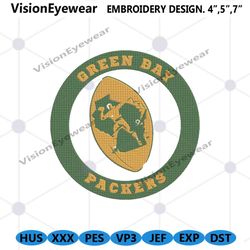 Green Bay Packers logo Embroidery Design, Green Bay Packers Embroidery, Packers Embroidery file