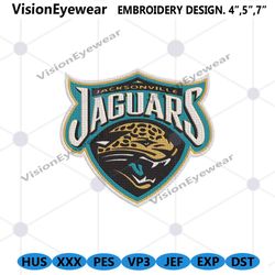 Jacksonville Jaguars Embroidery Design, NFL Jacksonville Jaguars Design