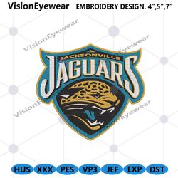 Jacksonville Jaguars Logo Embroidery, Jacksonville Jaguars Machine Embroidery
