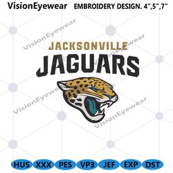 Jacksonville Jaguars Logo Embroidery Design, MLB Logo Machine Embroidery Files