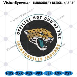 Jacksonville Logo Embroidery, Jacksonville Jaguars Embroidery, Design File