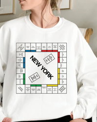 New York Monopoly SweaPNG, New York SweaPNG, Carrie New York Monopoly SweaPNG, Trendy PNG, And Just Like That
