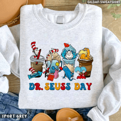 Dr. Seuss Day PNG, Be Kind Dr. Seuss Tee, Reading Rocks, The Cat In The Hat, Dedicated Teacher Dr. Seuss Day PNG
