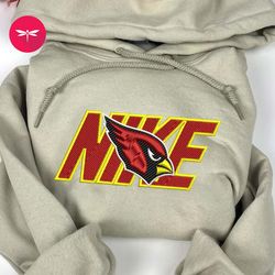 Nike NFL Arizona Cardinals Emboidered Hoodie, Nike NFL Embroidered Sweatshirt, NFL Embroidered Football, Nike NK01F