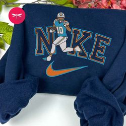 Nike NFL Tyreek Hill Embroidered Hoodie, Nike NFL Embroidered Sweatshirt, NFL Embroidered Football, Nike Shirt NK04G