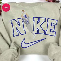 Nike NFL Amon-Ra St. Brown Embroidered Hoodie, Nike NFL Embroidered Sweatshirt, NFL Embroidered Football, Nike NK13G