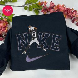 Nike NFL Davante Adams Embroidered Hoodie, Nike NFL Embroidered Sweatshirt, NFL Embroidered Football, Nike Shirt NK24G