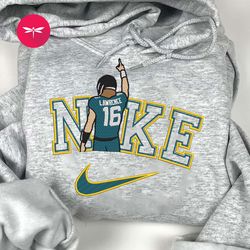 Nike NFL Trevor Lawrence Embroidered Hoodie, Nike NFL Embroidered Sweatshirt, NFL Embroidered Football, Nike Shirt NK27G