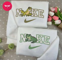 Nike Valentine The Princess Embroidered Hoodie, Valentine Nike Embroidered Sweater, The Princess and the Frog NK06