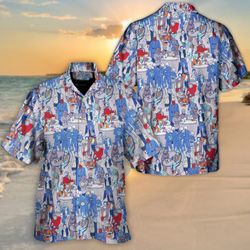 Disney Star Wars Hawaiian Shirt Summer Beach Starwars CANTINA COOL Aloha Button Up Shirt