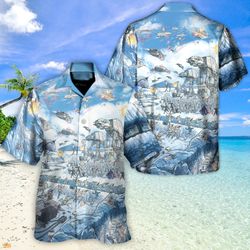 Disney Star Wars Hawaiian Shirt Summer Beach Starwars Train Yourself To Let Go Aloha Button Up Shirt