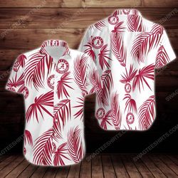 Alabama Crimson Tide Football Short Sleeve Hawaiian Shirt
