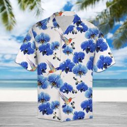 Amazing Hummingbird Hawaiian Shirt Summer Button Up